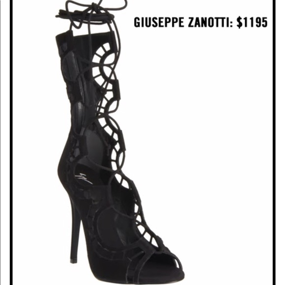 Giuseppe Zanotti Shoes - Giuseppe Zanotti lace up Suede gladiator heels